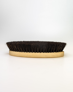 Pferdekardätsche / Rosshaar, Holz geölt mit Schlaufe